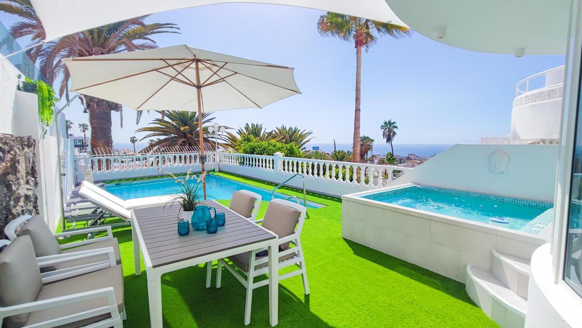 Villa Sunset - Private Pool And Jacuzzi With Oceanview Costa Adeje (Tenerife)